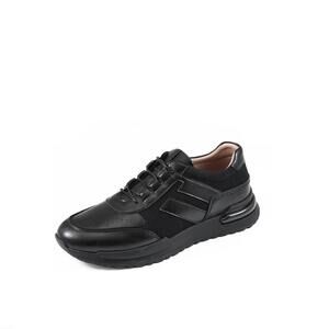 NEW MAZINO men's henley sneakers in black